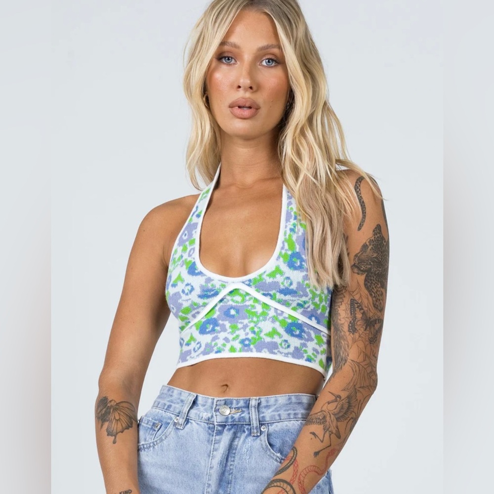 Hilson Top Blue / Green